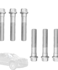 6 Piece Front Wheel Hub Bearing Mounting Bolt Kit For Chevy SUVs And Trucks with vehicle graphic
