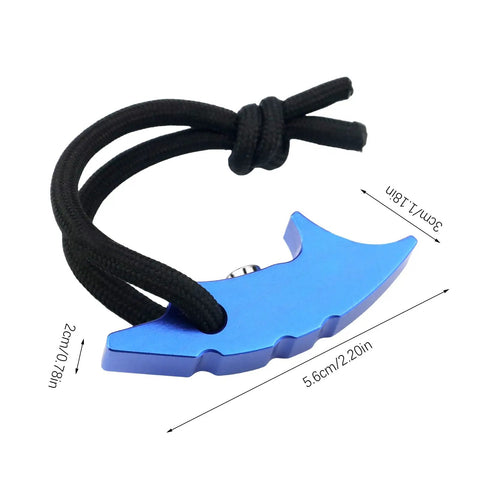 Blue 4.9 inch Beefy Sprocket Jam Gear Tool for Engines and Transmissions with black cord, heavy duty locking device.