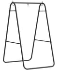 Heavy Duty Steel A Frame Hammock Chair Stand for Hanging Hammocks, Rock Solid 330 Lb Weight Capacity, All Weather Powder Coated Black Indoor Outdoor Porch Swing Stand