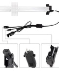 Heavy Duty Recliner Linear Actuator Replacement KDPT007-113 for Electric Sofa Couch, aluminum rail with white block and connectors