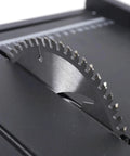 Close-up of cutting blade on 110V Portable Table Saw Gem Jewelry Rock Polishing And Grinding Machine Lapidary Polisher Buffer Jade Cutting Carving Mini DIY Grinder Tool For Cutting Grinding Polishing Dope Pro Grade