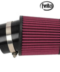 62mm Air Filter Cleaner Kit For Predator 212cc And 196cc 224cc Clones GX Engines in red with rubber intake and clamp