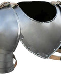 Medieval Iron Gorget Spaulders Armor Set For Knights Costume Dope Crusader Pauldrons Neck Armor Fantasy Warrior Gear