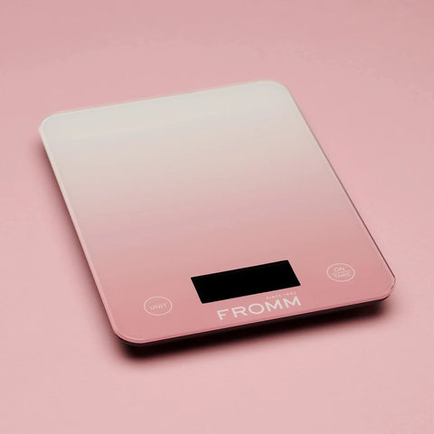 Digital Hair Color Scale For Precise Weighing Of Dyes And Developer, Pro Grade Multi Purpose Kitchen Scale with pink finish