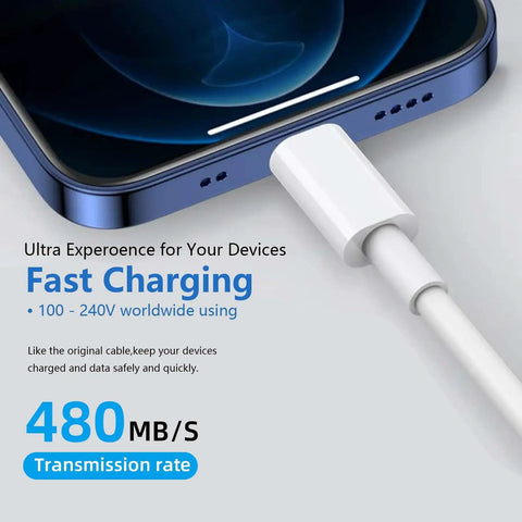 CarPlay USB A To USB C Charging Cable For iPhone 16 And 17 Series And 15 Pro Max in use showing fast data transfer rate.