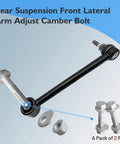 Dope Camber Adjustment Bolt Kit 2Pcs Rear And Front Lateral Arm Suspension Alignment Hardware For Subaru, showing bolt and hardware parts.