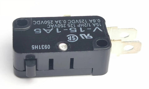 Pin Plunger Micro Switch With Snap Action SPDT, 15A 250V AC DC, Normally Open And Normally Closed Contacts, Solder Terminals, Screw Mount