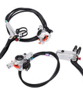 Rock Solid Dual Piston Mechanical Disc Brake Kit For Mountain And Road Bikes Delivers Killer Stopping Power Smooth Aluminum Alloy Calipers with cables