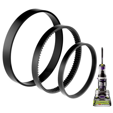Pro Grade Replacement Belt Kit For Bissell ProHeat 2X Revolution Pet Pro Carpet Cleaner Models 1986 2007 1548 1551 1964 with belts