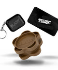 Gripper Grinder Spice Mill Medium Grind V2 For Fresh Spices And Herbs, No Fuss Grind, Compact Kitchen Gadget, Plus Tiny Matte Black Tray Keychain
