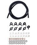 Chamixx Upgraded Fuel Return Line Kit 7135-264 Fits Ford 7.3L Diesel Truck E And F Series Models Pre Early 92 Design Center Return Line with hose, clamps, and O-rings