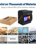 Heavy Duty Handheld Industrial Inkjet Printer To Handle Hella Wide Format Coding On Just About Any Surface With A Killer Four Inch Print Height For Dead Simple Batch Codes Barcodes And Serious Variable Data Magic on various materials.