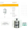 OMP40-2 3D Touch Trigger Machine Tool Probe Kit with Optical Signal, manual, and accessories on a white background