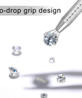 Piercing Ball Grabber Tool Kit For Ear Nose Lip And Body Jewelry Changes Stainless Steel tool with diamond grip close-up
