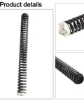 Beefed Up Steel Front Fork Shock Absorber Coil Springs For Mountain Bikes Replacement Suspension Parts 11 Point 2 Inch Length Black 2 Pack