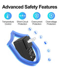 21V Lithium Battery Charger For Mini Chainsaw And Pruning Shears Fast Charge Dock For 21V Power Tools with safety features