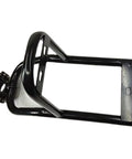 Sturdy Steel Rear Luggage Basket For Electric Scooters, Stays Put Mount Rack, black steel frame, quick install for groceries and gear.