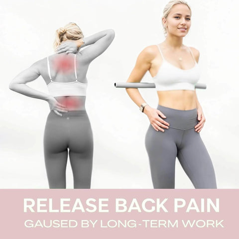 Posture Corrector Stick For Back Pain Relief And Spine Alignment Upper And Lower Back Stretcher for neck hump relief.