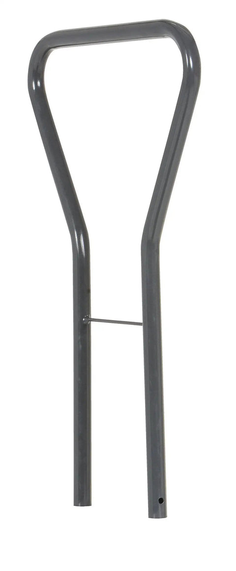Interlocking Plastic Dolly Handle Attachment Dark Gray With Optional Steel Handle for easy grip and lifting in industrial use
