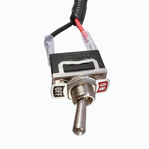 Fuse Bypass Switch Kit For Mini Fuse Tow Vehicles With Heavy Duty Rocker Switch And Waterproof Boot Cap Cover 40cm Cable