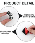 Side Mount Drill Bit Holder Holster With Heavy Duty Adhesive For Easy Carry And Quick Access Fits Up To Six Driver Bits detail view