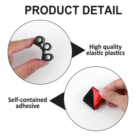 Side Mount Drill Bit Holder Holster With Heavy Duty Adhesive For Easy Carry And Quick Access Fits Up To Six Driver Bits detail view