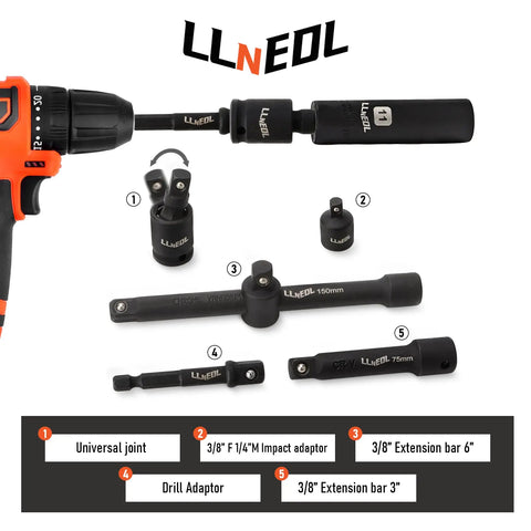 Heavy Duty Socket Set Three Eighths Inch Drive Ninety Five Pieces Deep And Shallow Sockets with adapters and extensions