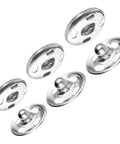 60 Sets Sew On Snap Buttons Kit DIY Friendly With 12mm 14mm And 16mm Metal Snaps For Clothing Crafts And Bags Durable Press Stud Fasteners
