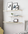 Gotta Have These Solid Flex L Shaped Shelf Brackets With Screws For Wall Mount Floating Shelves Heavy Duty Iron Corner Support Modern Matte Finish Bookshelf Hardware No Sweat Setup Home Decor with wooden shelves and decor.