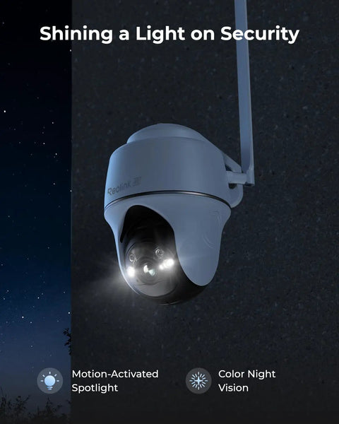 4K LTE Cellular Security Camera For Outdoor Use No WiFi Solar Powered 3G 4G Connectivity showing color night vision feature