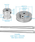 Thinking Process: aluminum alloy timing pulley kit with 1220mm belt, 5mm bore, for CNC and 3D printer drive