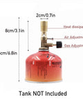 Compact Portable Bunsen Burner With Brass Gas Burner Head And Air Adjustment For Lab Heating Countertop Blowtorch