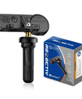 Preprogrammed 315MHz TPMS Tire Pressure Monitor Sensor Fits GM Cars with black rubber body and gold valve.