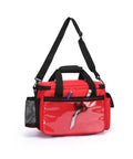 Well Organized Emergency First Aid Kit Bag For Home Travel Camping Car Office School Dorms Must Have in red waterproof 1000D Oxford cloth
