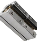 2 Pack SBR12LUU 12mm Linear Motion Slider Block With Graphite Copper Sleeve Inside For 12mm Linear Guide Rail Aluminum CNC Router Parts Self Lubricating High Temperature Wear Resistant Replacement