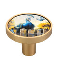 4 Pack Dope Peacock Fence Sunflower Cabinet Knobs And Pull Handles For Dresser Drawer Cupboard Furniture Decor Fashion Design Knobs