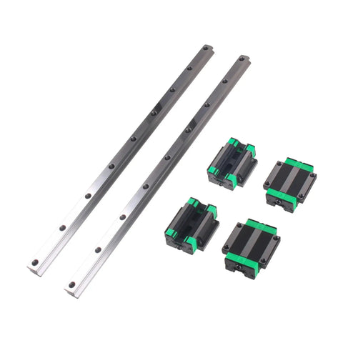 Top Notch High Precision Linear Guide Rail Kit With Four Smooth Blocks For 1000mm Setup Plus Extra Length Options Like 950 And 1200MM For Awesome CNC Build Or DIY Machine Projects That Need Rock Solid Stability And Super Low Friction Motion Every, four-block linear rail kit