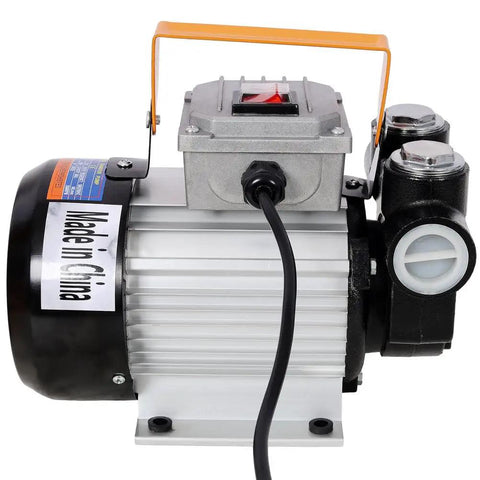 Heavy Duty 110V Electric Diesel Transfer Pump Self Priming Rotary Fuel Pump For Kerosene Biodiesel Waterproof Switch Portable Design For Farm And Industrial Jobs Quick Fluid Movement