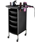 Mobile Hair Salon Tool Cart With Six Layer Design On Wheels For Spa Tattoo Studios Space Saving Barber Station Trolley Large Capacity Trays And Removable Drawers Ideal Rolling Carts For Pro Hair Stylists And Beauty Pros