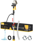 Cordless 840 GPH Brushless Water Transfer Pump With Auto Shutoff 3 Speed Modes 38 Ft Lift Extendable Hose Kit displayed