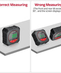 Heavy Duty Digital Angle Gauge With Freakin Precise Readings And Hella Strong Magnetic Backing optimized for correct and wrong measuring
