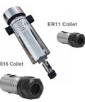 Heavy Duty Air Cooled 800W Cnc Spindle Motor Dc 110V 20000Rpm Er16 Chuck Power Supply Speed Governor Kit and ER11 ER16 collets
