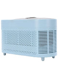 Portable Countertop Mini Ice Maker Makes Ten Snappy Cubes On The Fly In Just Fifteen Minutes With Ultra Quiet Operation, blue design.