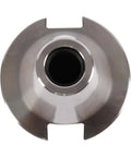 Pro Grade Cat40 Er11 Collet Chuck Tool Holder Eight Pack With Beefy Extended Handles, view from the top showcasing internal bore.