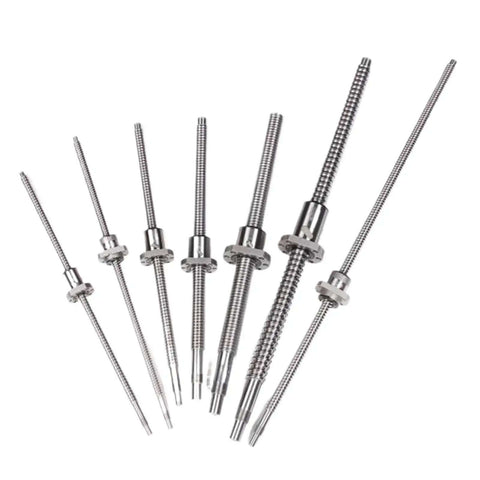 Heavy Duty SFU2005 Ball Screw Kit With Full Support And Coupling For CNC Builds, Includes DSG20H Nut Housing, BK/BF15 End Brackets, And Precision Machined Parts Perfect For DIY Machine Tool Projects, 700mm steel screws