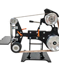 Heavy Duty Variable Speed Belt Sander Grinder For Knives Knockout Performance Electric Polish Machine With Easy Tweak Controls 220V Power, industrial tool with adjustable belt.