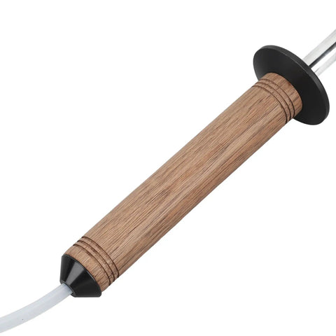 Wooden handle of Commercial Coffee Machine Steam Wand Brush With High Pressure Steam Cleaner Pro Grade Fits Over 10mm Wands