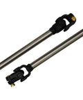 Universal 170W Power Steering Kit For Utv Side By Side Easy Hook Up Makes Cruising On Trail Feel Like A Dream Cuts Heavy Steering Eliminates Bump Wobble Solid Sealed Shafts Built Tough - image showing two sealed shafts with universal joints.