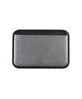 Front view of DAKA Everyday Tactical Slim Minimalist Card Holder Wallet, ultra pocket friendly EDC gear, durable polymer build, in black.