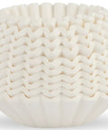 Stack of Bulk 12 Cup Coffee Filters Tall Walled Prevent Grounds Overflow, 9.75 x 4.25 Inches, 500 Count, Made in the USA